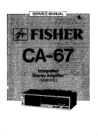 Fisher CA-67 - Service Manual 